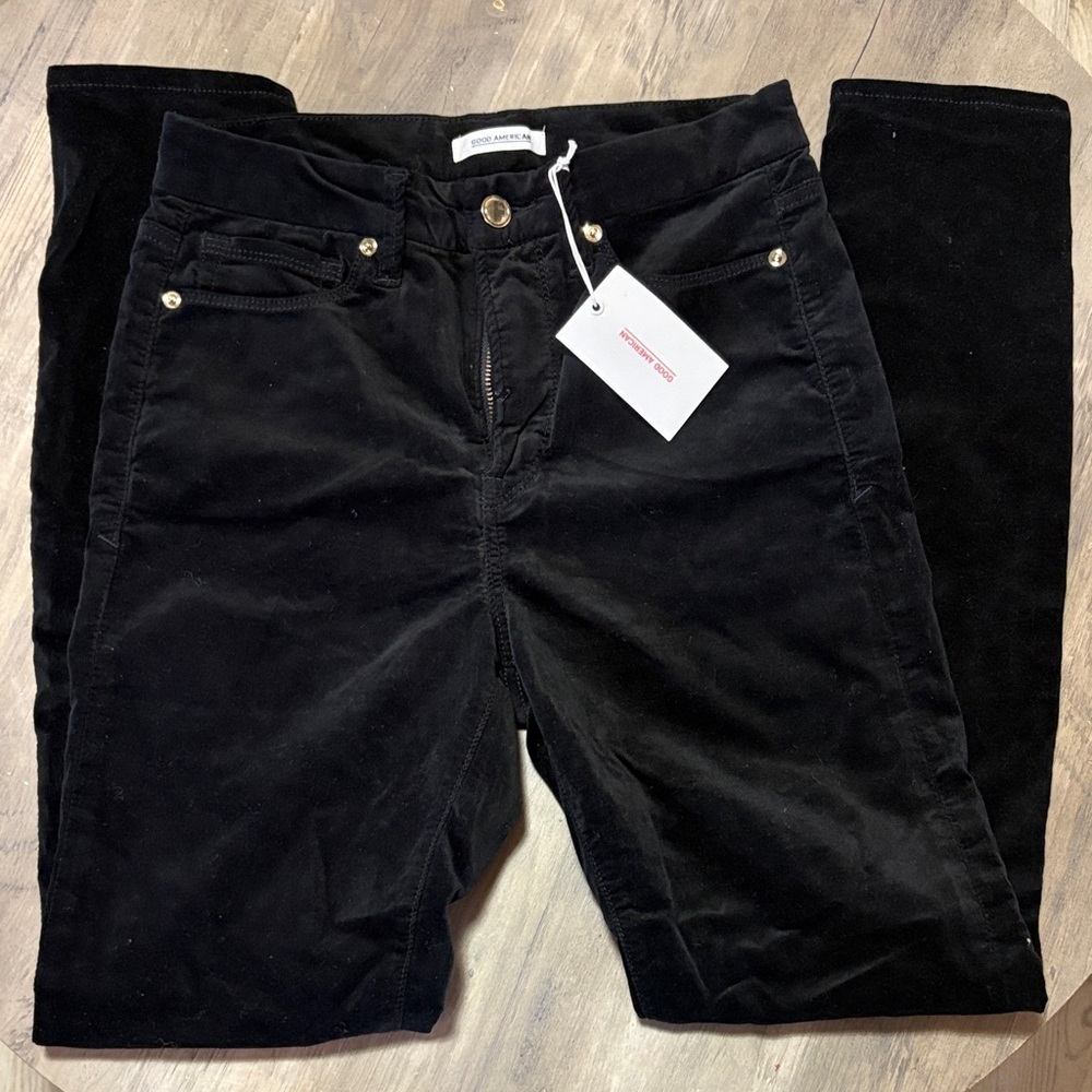 Good American Black Skinny Jeans